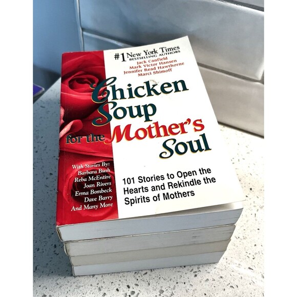 Lot of 4 Chicken Soup for the Soul Books Mother's Soul Son Daughter Very Good - Picture 2 of 2